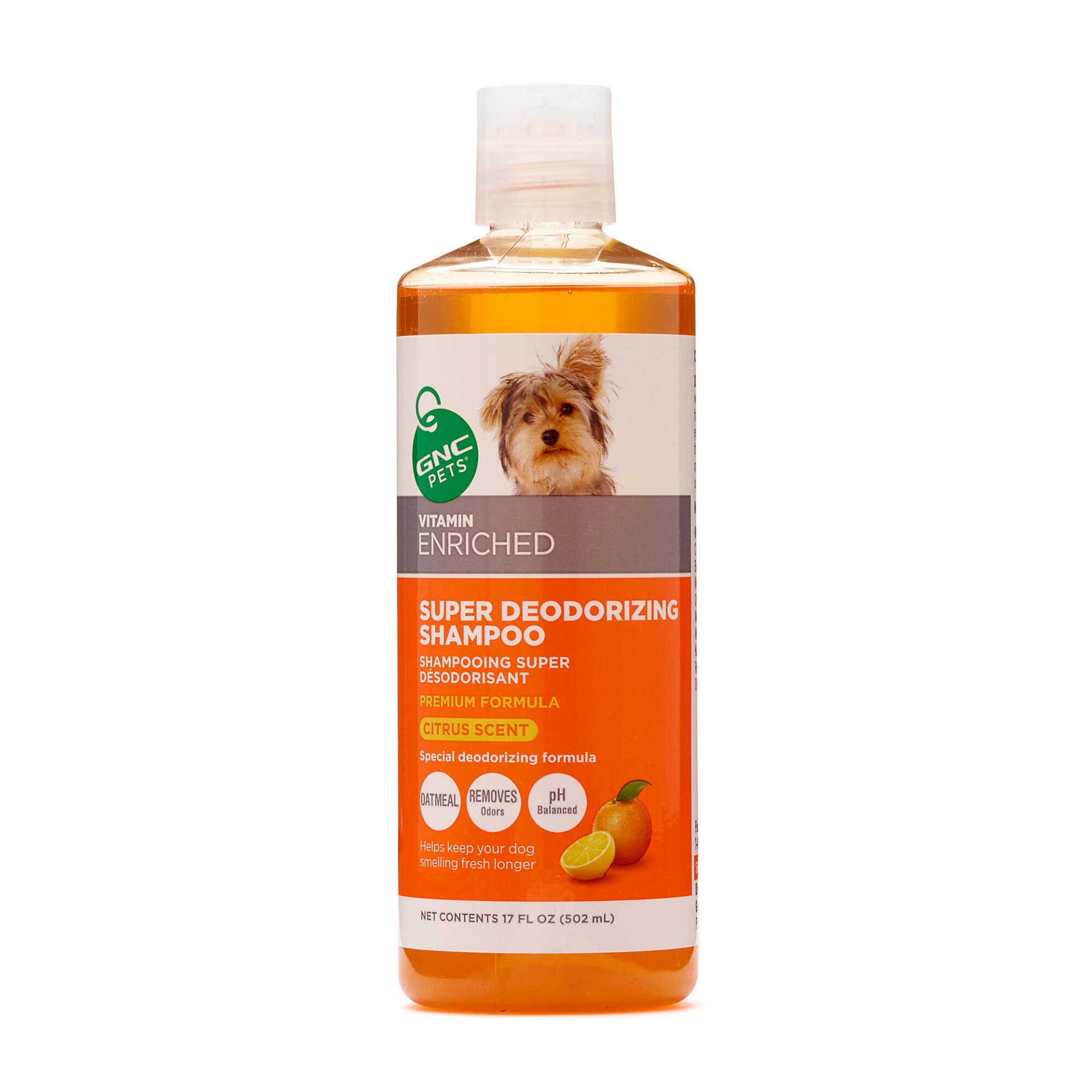 slide 1 of 1, GNC Pets Super Deodorizing Shampoo - Refreshing Citrus Scent, 17 fl oz