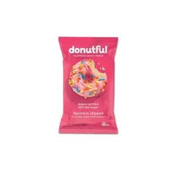 Bakeful Donutful Pink Sprinkle Dipped Vanilla Cake Mini Donuts - 1.41oz/2ct