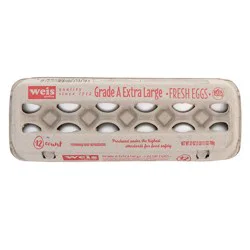 Weis Quality Grade A Extra Large Eggs