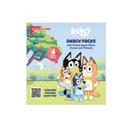 Disney Crunch Pak Bluey Snacker with Apples, Colby Jack Cheese & Pretzel Braids - 4pk/2.5oz