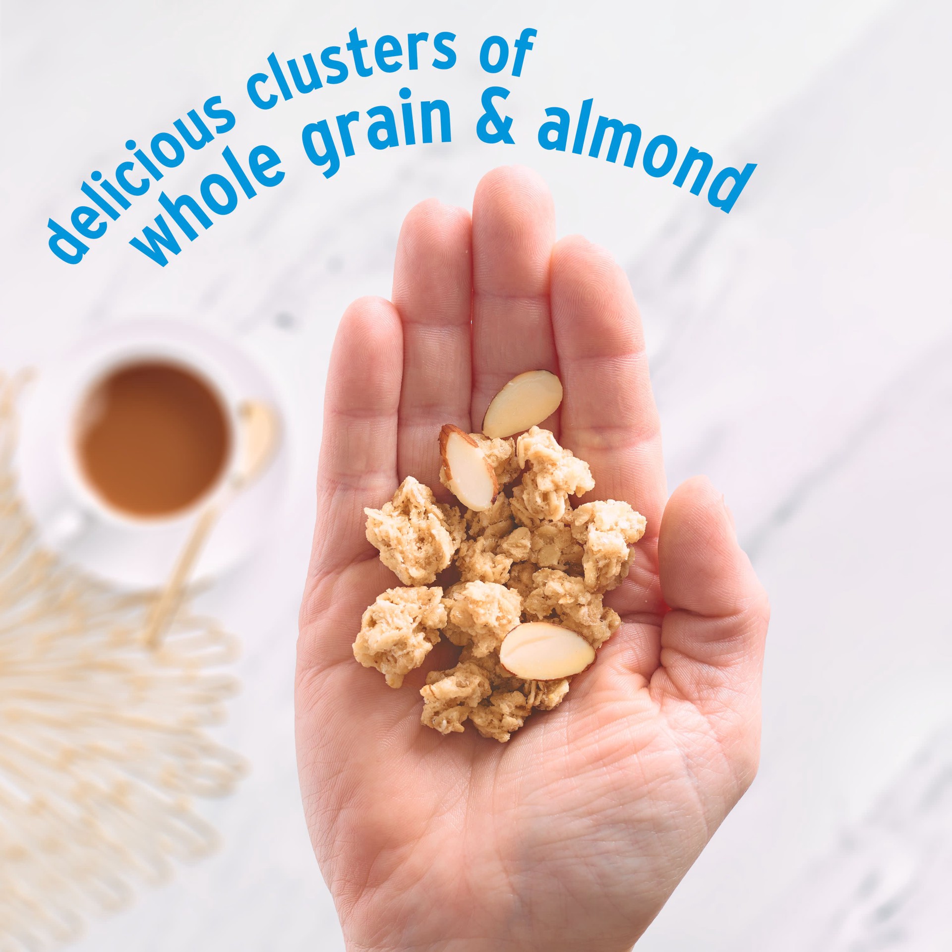 slide 5 of 5, Extra Kellogg's Extra Granola Cereal, Fiber Cereal, Family Breakfast, Almond, 20.2oz Box, 1 Box, 20.2 oz