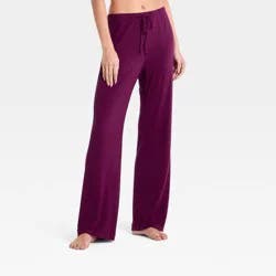 Women's Cloud Knit Pajama Pants - Auden™ Purple M