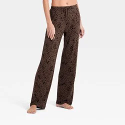 Women's Cloud Knit Pajama Pants - Auden™ Light Brown XXL