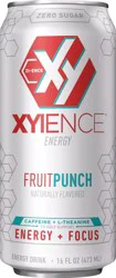 XYIENCE Fruit Punch Energy Drink, 16 fl oz can