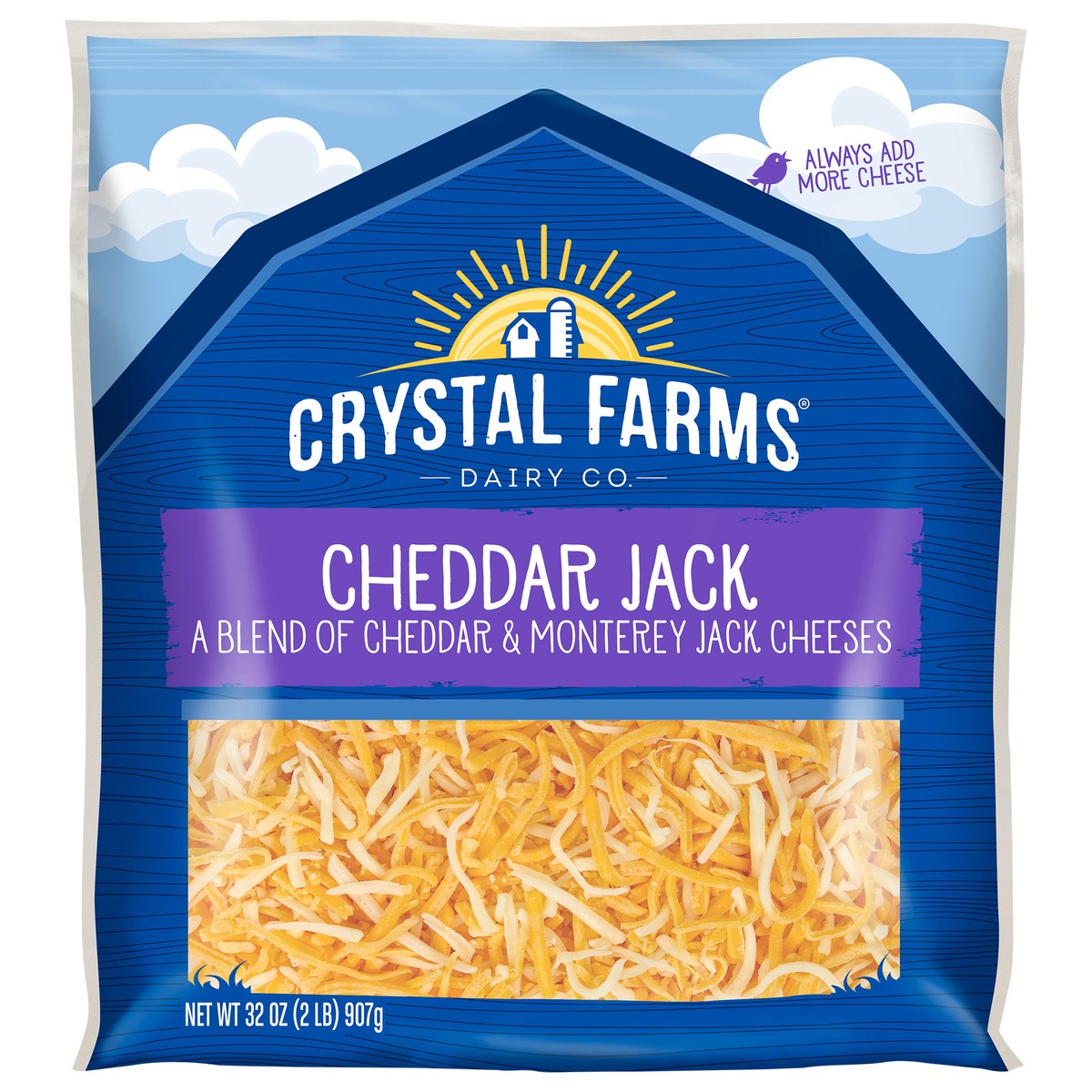 slide 1 of 6, Crystal Farms Cheese, 32 oz