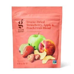 Freeze Dried Strawberry, Apple & Peach Fruit Blend - 1oz - Good & Gather™