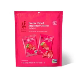 Freeze Dried Strawberry Slices Multipack Multipack - 2.1oz/6ct - Good & Gather™