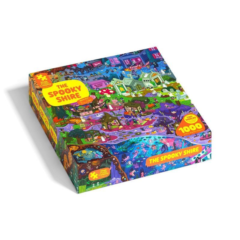 slide 1 of 5, Magic Puzzle Company The Spooky Shire Jigsaw Puzzle - 1000pc, 1000 ct