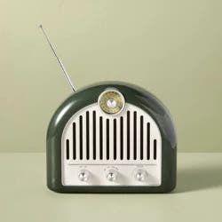 Hearth & Hand with Magnolia Small Retro Radio Green - Hearth & Hand™ with Magnolia