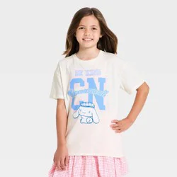 Sanrio Girls' Cinnamoroll Graphic T-Shirt - Ivory XL