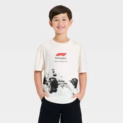 Boys' Formula 1 Short Sleeve Graphic T-Shirt - White XL
