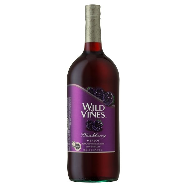 slide 1 of 1, Wild Vines Blackberry Merlot, 1.5 liter