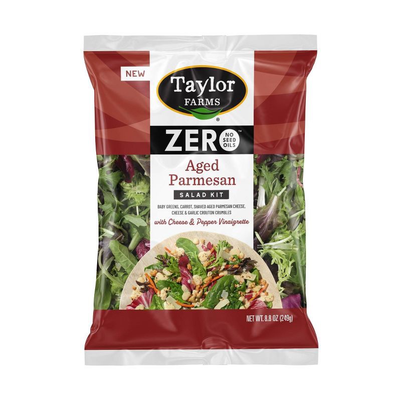 slide 1 of 5, Taylor Farms ZERO Aged Parmesan Chopped Salad Kit - 8.8oz, 8.8 oz