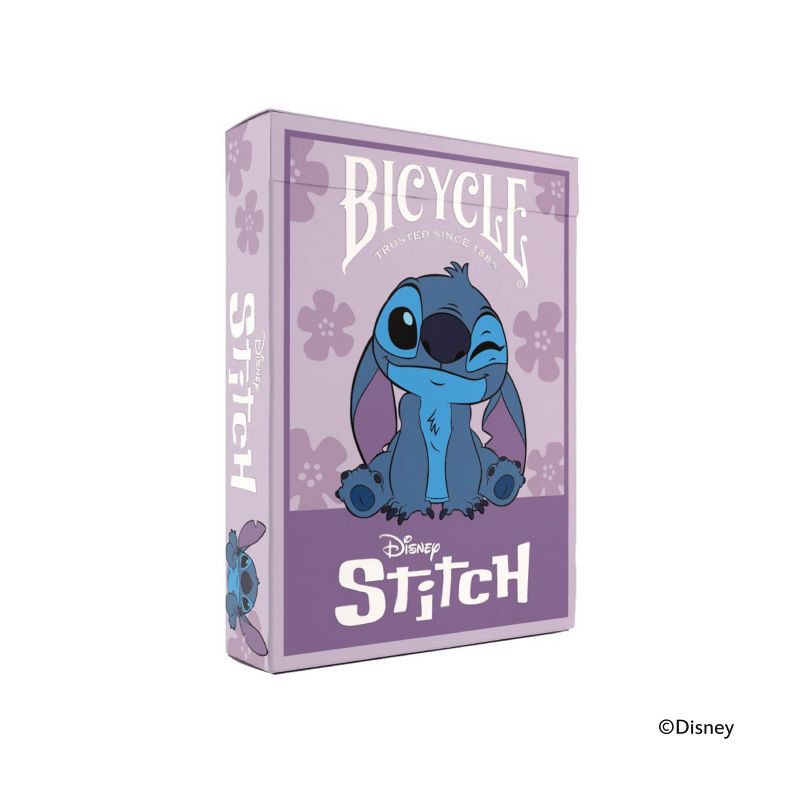 slide 1 of 5, Bicycle Disney Stitch Card Game, 1 ct