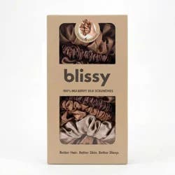 Blissy 6pk Scrunchie Neutral