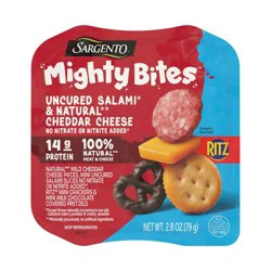 Sargento Mighty Bites Cheddar and Salami Meal Kit - 2.8oz