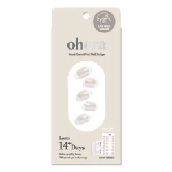 Ohora Gel Nail Art Design Line - Satin French - 30ct