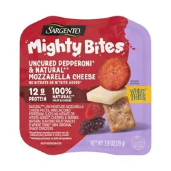 Sargento Mighty Bites Mozzarella & Pepperoni Meal Kit - 2.8oz