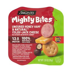 Sargento Might Bites Colby Jack and Ham Meal Kit - 2.8oz