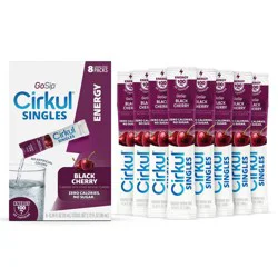 Cirkul Singles GoSip Black Cherry - 2.72 fl oz/8pk