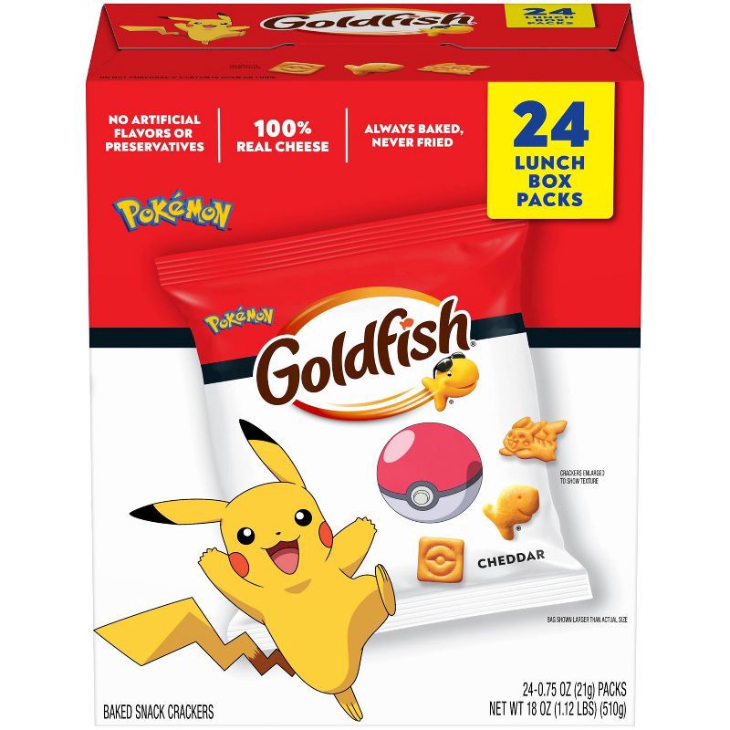 slide 1 of 4, Pepperidge Farm Pokemon Goldfish Crackers Multipack - 18oz/24ct, 18 oz, 24 ct