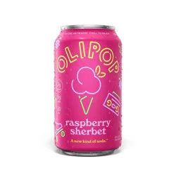 OLIPOP Raspberry Sherbet Drink - 12 fl oz