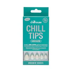 Chillhouse Chill Tips Press-On Nail Set - Classics Collection - Bougie Basil - 24ct