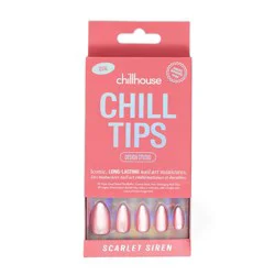 Chillhouse Chill Tips Press-On Nail Set - Design Studio - Scarlet Siren - 24ct