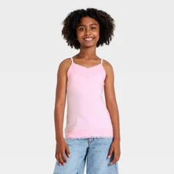 Girls' Lace Cami - art class™ Pink M