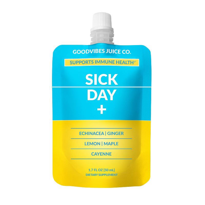 slide 1 of 2, goodvibes juice co. Sick Day Drink - 1.7 fl oz, 1.7 fl oz