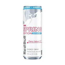 Red Bull Sugar Free - Cherry Sakura - 12oz Can