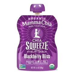 Mamma Chia Squeezers Blackberry - 3.5oz