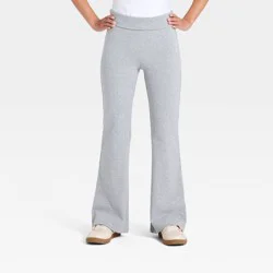 Girls' Foldover Knit Flare - art class™ Heather Gray XL