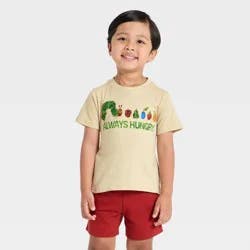 Toddler Boys' Eric Carle The Very Hungry Caterpillar "Always Hungry" Short Sleeve T-Shirt - Off-White 12M