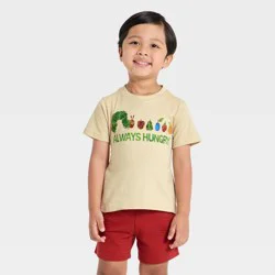Toddler Boys' Eric Carle The Very Hungry Caterpillar "Always Hungry" Short Sleeve T-Shirt - Off-White 18M