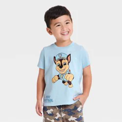 Toddler Boys' PAW Patrol Short Sleeve T-Shirt - Blue 5T