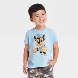 Toddler Boys' PAW Patrol Short Sleeve T-Shirt - Blue 5T