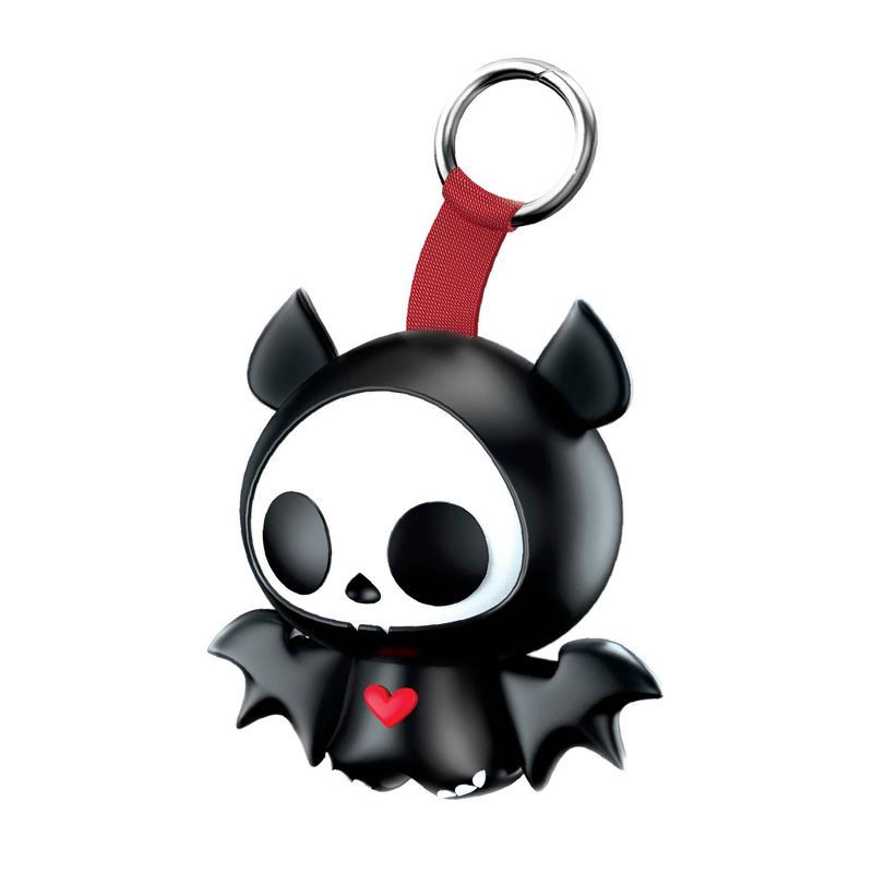 slide 1 of 6, Skelanimals Bat Speaker Keychain, 1 ct