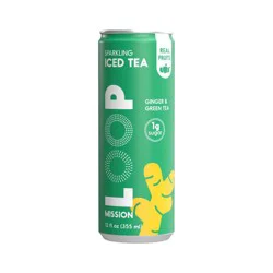 LOOP Ginger Green Tea Sparkling Iced Tea - 12 fl oz
