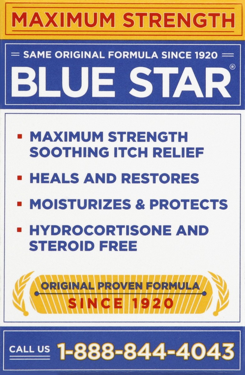 slide 3 of 6, Blue Star Anti-Itch Medicated Ointment, 2 Oz, 1 ct