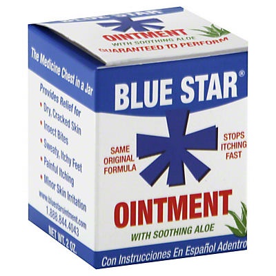 slide 1 of 1, Blue Star Ointment, 2 oz