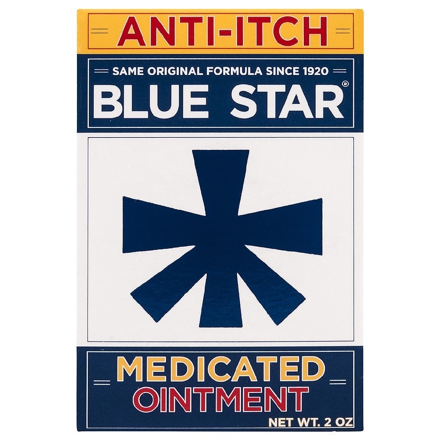 slide 1 of 6, Blue Star Anti-Itch Medicated Ointment, 2 Oz, 1 ct