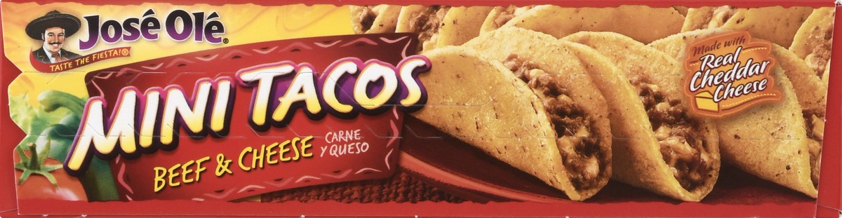 slide 6 of 14, José Olé Jose Ole Beef & Cheese Mini Taco, 9.6 oz