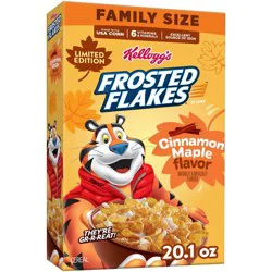 Frosted Flakes Cinnamon Maple Breakfast Cereal - 20.1oz