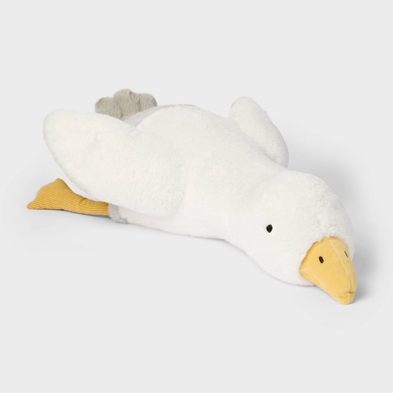 slide 1 of 3, Sam The Seagull Weighted Plush Throw Pillow - The Hollister Collection at Target, 1 ct