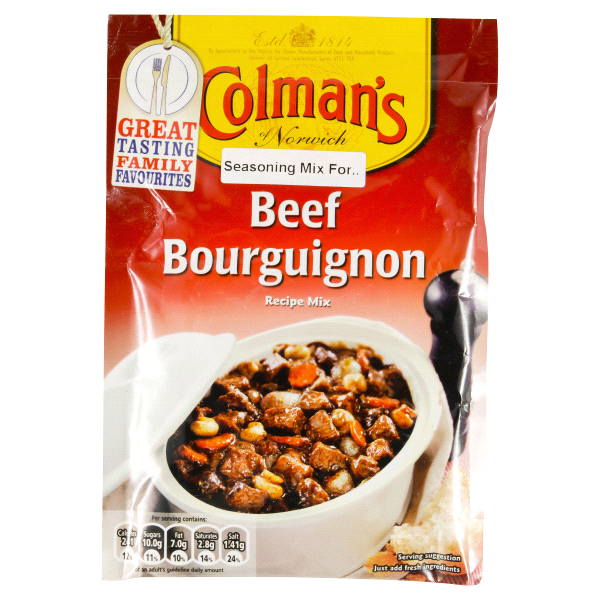 slide 1 of 1, Colman's Beef Bourguignon Sauce Mix, 1.4 oz