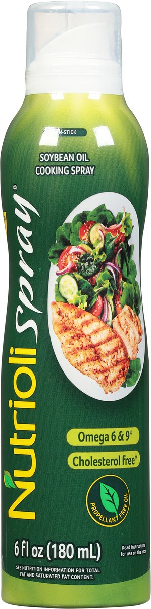 slide 4 of 13, Nutrioli Soybean Oil Cooking Spray 1 6 fl oz, 6 fl oz
