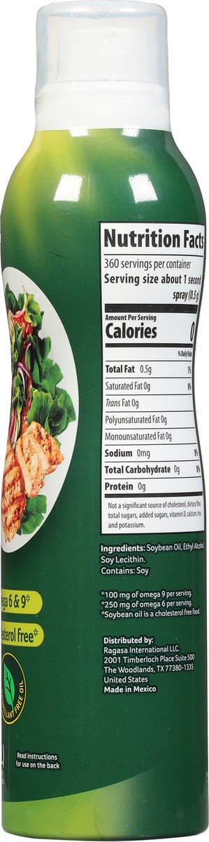 slide 7 of 13, Nutrioli Soybean Oil Cooking Spray 1 6 fl oz, 6 fl oz