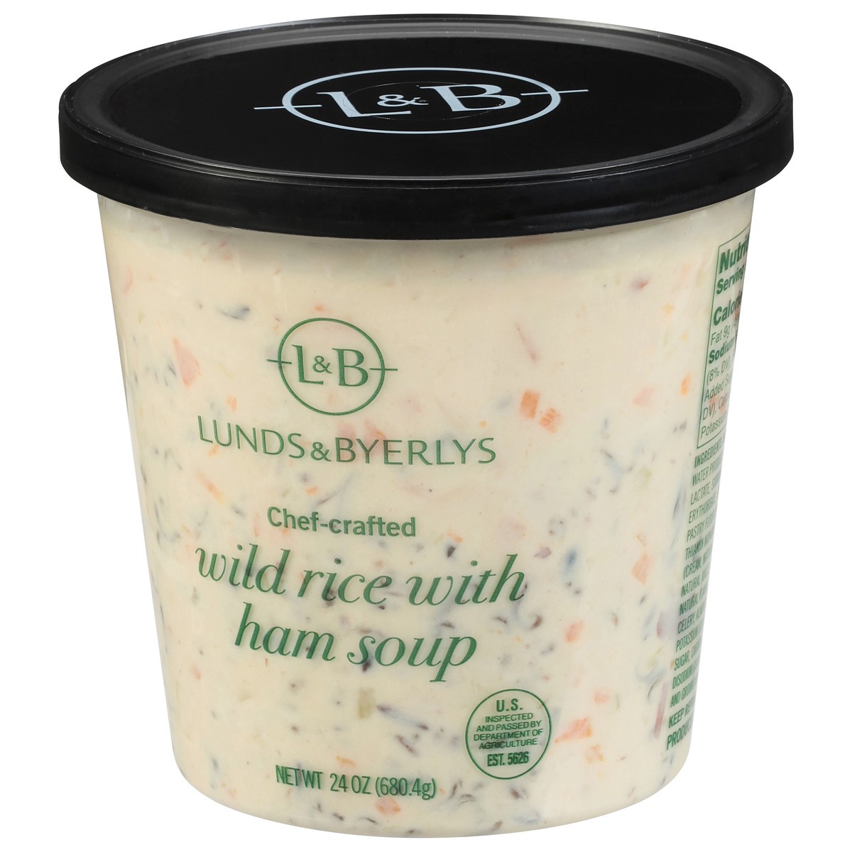 slide 3 of 4, Lunds & Byerlys Wild Rice with Ham Soup 24 oz, 24 oz