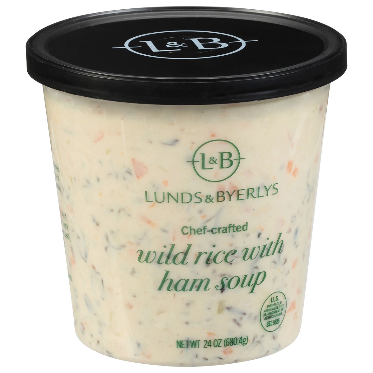 slide 2 of 4, Lunds & Byerlys Wild Rice with Ham Soup 24 oz, 24 oz
